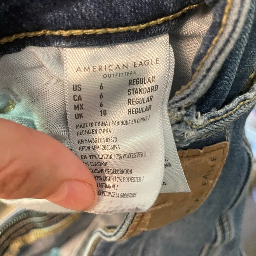 American eagle super highrise jeans